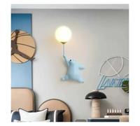 Modern Minimalist Cartoon Bear LED Wall Lamp Bedroom Study Living Room Children's Eye Protection Night Light Home Decor Lighting