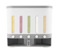 Modern Müslispender Kitchen Küchen Vorratsdosen Wandmontiertiert Getreidespender freie Kontrolle der Lebensmittelausgabe,Frischhaltedosen Trockenfutter-Aufbewahrungsbox für Haus und Küche