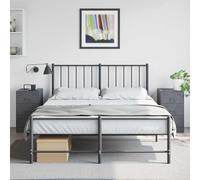 Modern Nightstand Set of 2, Anthracite Grey Bedside Table with 3 Drawers, Cold Rolled Steel Structure, 34.5x39x62 cm, Space Saving Storage for Bedroom, Living Room