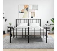 Modern Nightstand Set of 2, Concrete Gray Wooden Bedside Tables with Storage Shelves, 40x30x50 cm, Sturdy Engineered Wood for Bedroom, Living Room, Easy Assembly & Wall Mounting Included