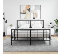 Modern Nightstand Set of 2, Engineered Wood Bedside Table with Storage Shelf, White Finish 40x30x50cm, Sturdy & Space-Saving for Bedroom, Living Room