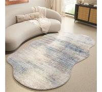 Modern Nonslip Area RugStylish Brown Faux Wool Carpet for Living Room Bedroom PlayroomWashable Floor Mat 160 x 230 cmIdeal Home Decor Solution!