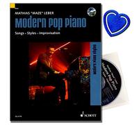Modern Pop Piano - Canciones, Styles, Improvisación - Recomendado por la Academia de Pop Baden-Wurtemberg ( - Piano Escuela [Piano de la fragancia con CD] con herzförmiger Ordenador Pinza