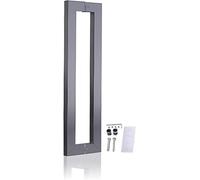 Modern Push Pull Bar Handle, Barn Door Exterior Hardware Modern Long Grab Bar Stainless Steel, Front Entry Handle Satin Nickel, Office Glass Sliding Gate Install(Length 120cm(47inch))