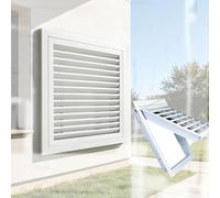 Modern - Rejilla de ventilación de retorno de acero de 16 x 24 pulgadas, cubierta de ventilación de pared/techo, cara extraíble, abertura de conducto blanca para sistemas domésticos