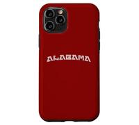 Modern Retro Alabama Distressed Style Print Carcasa para iPhone 11 Pro