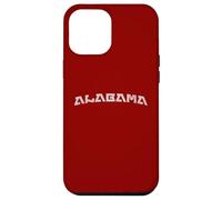 Modern Retro Alabama Distressed Style Print Carcasa para iPhone 12 Pro Max