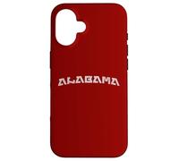 Modern Retro Alabama Distressed Style Print Carcasa para iPhone 16
