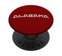 Modern Retro Alabama Distressed Style Print PopSockets PopGrip Adhesivo