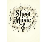 Modern Sheet Music Notebook for Songwriters and Creators