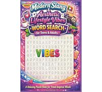 Modern Slang & Aesthetic Lifestyle Vibes Word Search for Teens & Adults: A Relaxing Puzzle Book for Trend-Inspired Minds