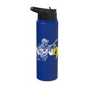 Modern Soldier Ready For Warfare and Duty Design 1 of 4 Stainless Steel Insulated Water Bottle