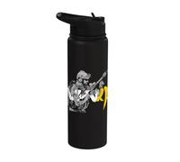 Modern Soldier Ready For Warfare and Duty Design 1 of 4 Stainless Steel Insulated Water Bottle