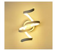 Modern Spiral Bedroom Wall Mount Light Fixtures Simple Aluminum Living Room Sconces 20W Bedside Lamps for Stairs Aisle Hallway