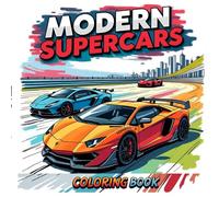 Modern Supercars Coloring Book: A Fun Adventure Featuring the Coolest machines for Kids, Teens, and Car Enthusiasts (vehicles coloring books)