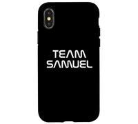 Modern Team Samuel First Name Show Support Be On Team Samuel Carcasa para iPhone X/XS
