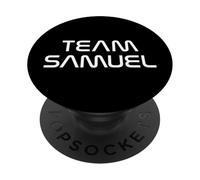 Modern Team Samuel First Name Show Support Be On Team Samuel PopSockets PopGrip Adhesivo