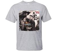 Modern Teen Pop Band NKOTB 0s on The Block Vintage Pattern Cool - Camiseta para hombre, gris, XL