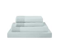 Modern Threads Includes Flat, Fitted Sheet with Deep Pockets, & Pillowcases Juego de sábanas de Microfibra de Encaje de Ganchillo de 3 Piezas, tamaño, Mist, Gemelos, Cama Individual, 3