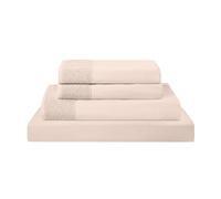 Modern Threads Includes Flat, Fitted Sheet with Deep Pockets, & Pillowcases Juego de sábanas de Microfibra de Encaje de Ganchillo de 4 Piezas, Color Rubor Cal, Tamaño superking, California King, 4