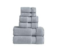 Modern Threads Juego de Toallas de Lujo de Secado rápido de 6 Piezas, afelpadas y Ultra absorbentes para una Experiencia Similar al SPA, Color Humo