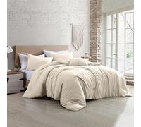 Modern Threads - Microfibra cepillada Alternativa al plumón - Elegante Juego de Colcha para Todas Las Estaciones - Incluye edredón, Fundas de Almohada y Almohada Decorativa - Ropa de Cama de Lujo -