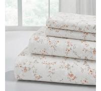 Modern Threads Sábanas de Microfibra Suave y Sedosa, sin Arrugas, lujosas sábanas de Microfibra Que Incluyen sábana encimera, sábana Bajera con Bolsillos Profundos y Fundas de Almohada, Color Arcilla