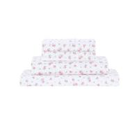 Modern Threads Soft Printed Luxurious Microfiber Bed Sheets Juego de sábanas con Estampado de Rosas, Microfibra de poliéster, Crema, Plein