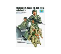 Modern U.S .army Ch-47d Pelotón & Infantrymaquette Figura