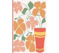 Modern Vase - Lined Notebook for Calm Journaling - Back to School 2025 - 5.5 x 8.5 in: Beautifully Illustrated Notebook for Calm Journaling