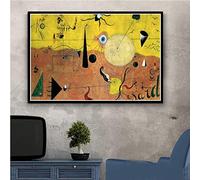 Modern Wall Art Print Canvas Artwork Posters and Prints Abstract Canvas Painting Joan Miro Pinturas famosas para la decoración del hogar 23.6 "x 35.4" (60x90cm) Sin marco