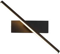 Modern Wall Sconce Light with 330° Rotatable Angle, Black Indoor Wall Lamp with Bedroom and Living Room, Stylish Modern Chaner Fixture for Home Lighting