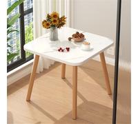 Modern Wooden Side Table, Compact Coffee Table, Bedside Table for Living Room, Hallway, 40 x 40 x 70 cm, diseño elegante, uso versátil, perfecta para espacios pequeños