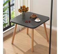 Modern Wooden Side Table, Compact Coffee Table, Bedside Table for Living Room, Hallway, 40 x 40 x 70 cm, diseño elegante, uso versátil, perfecta para espacios pequeños