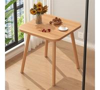 Modern Wooden Side Table, Compact Coffee Table, Bedside Table for Living Room, Hallway, 40 x 40 x 70 cm, diseño elegante, uso versátil, perfecta para espacios pequeños