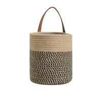Modern Woven Bin, Rope Storage Basket Set, Foldable Use with Organizer Basket, Stylish Home Storage Container System, Cloth Organizer Baskett with Style, Utility Bin for Bathroom Office