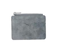 Moderna cartera para hombre como elegante tarjetero con práctico compartimento para monedas, tecnología de protección RFID para uso diario (gris, talla única)