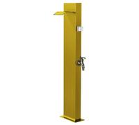 Moderna Columna de Agua del Jardín, Acero Inoxidable 304 Grifo Exterior Antiheladas con Grifo para Patio y Piscina(Gold)