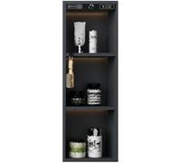 Moderna ducha empotrable de acero inoxidable impermeable, estante de baño montado en la pared para un almacenamiento eficiente, diseño duradero y elegante