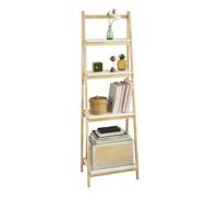 Moderna estantería escalonada, librería, estantería de pared, estante de 4 plegable niveles, frg162-n sobuy es