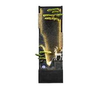 Moderna Fuente de Pared con Cortina de Agua circulante de Estilo Chino con montaña Artificial y Agua Corriente, Adorno Decorativo de pie, Adecuado for Sala de Estar u Oficina Fuentes de pie