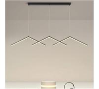 Moderna lámpara de araña de onda regulable, altura ajustable, para isla de cocina, lámpara colgante contemporánea para techo para comedor y decoración del hogar