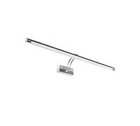 Moderna lámpara de pared LED negra y plateada para baños, 80100 cm, ajustable, 27003500K, ideal para pinturas artísticas y tursDiseño montado en la pared.