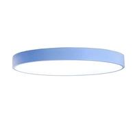 Moderna lámpara de techo LED redonda, montaje empotrado, tricolor, atenuador para habitación de los niños, dormitorio, cocina, lavandería e iluminación de cuarto de servicio