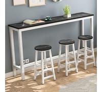 Moderna mesa alta de barra de desayuno para cocina, hogar, restaurante, uso al aire libre, mesa de radiador, mesa de bar alta para zona de desayuno, elegante mesa de bar con diseño de ahorro de