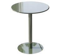 Moderna mesa alta elegante mesa de centro pequeña decorativa para sala de estar, comedor, cocina y pub, 48 x 62 cm, elegante mesa de bar para decoración del hogar