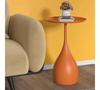 Moderna mesa auxiliar negra para dormitorio, sala de estar y bandeja de café, mesa auxiliar pequeña minimalista de lujo para sofá, mesita de noche u orden con funcionalidad de mesita de noche