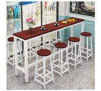 Moderna mesa de bar de madera para comedor y cocina, diseño rectangular largo, mesa de sofá, mesa de sofá, muebles de bar para el hogar
