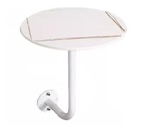 Moderna mesa de bistró blanca para cafetería, restaurante, apartamento, sofá de extremo pequeño, mesa de café montada en la pared, mesa de cóctel