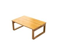 Moderna mesa de café plegable, mesa de té baja de madera japonesa, diseño rectangular, no requiere instalación, para sala de estar, comedor, decoración del hogar